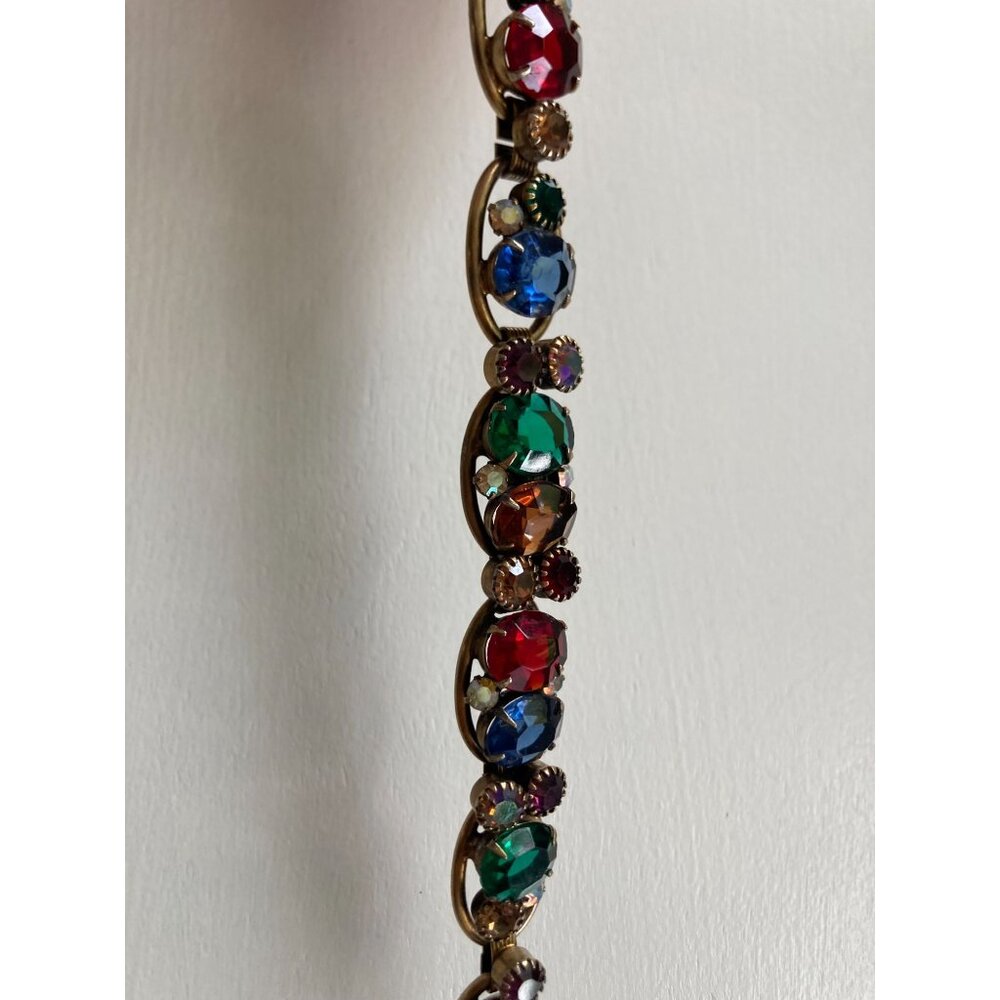 Weiss Multi Color Rhinestone Bracelet -READ - Picture 14 of 16